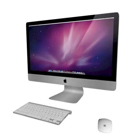 27" iMac with Keyboard and Mouse - Design and Decorate Your Room in 3D