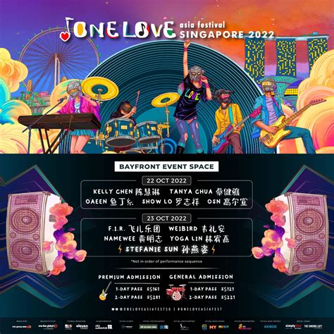 One Love Asia Festival Is A Mandopop Event At Bayfront In Oct 2022