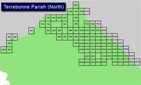 Hurricane Rita Surge Inundation & Advisory Base Flood Elevation Maps:Terrebonne Parish ...