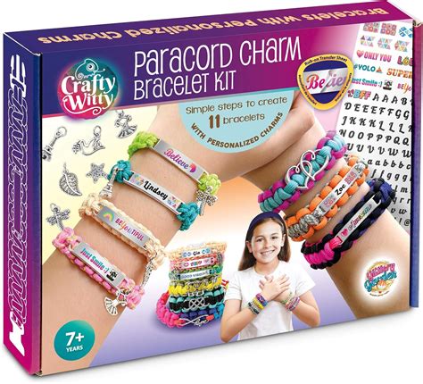 Personalizowane Charm Friendship Bracelet Making Kit: Najlepsze dzieci ...