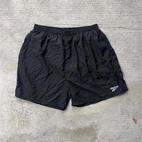 Reebok Men's Black Shorts | Depop