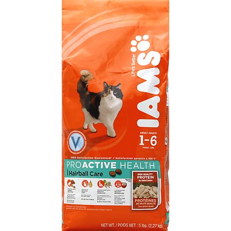 Iams ProActive Health Cat Food Hairball Control | Cat Food | Chief Markets