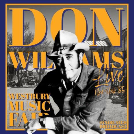 Don Williams - It Must Be Love (Live) MP3 Download & Lyrics | Boomplay