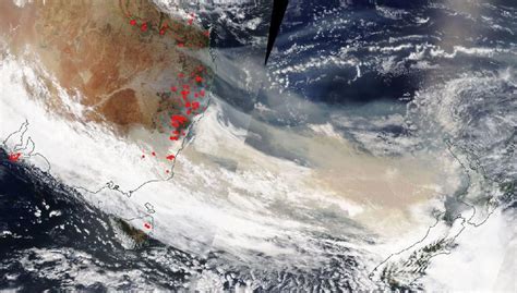 Stunning Satellite Images As Rain Brings Relief to Australia's Fires