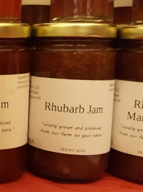 Rhubarb Jam 10oz