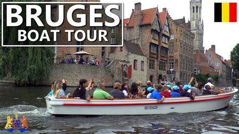 BRUGES │ BELGIUM. BRUGES' canals boat tour. HD. NEW! - YouTube