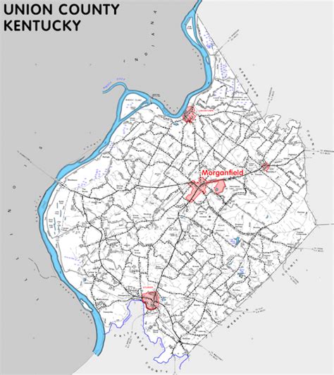 Union County, Kentucky - Kentucky Atlas and Gazetteer