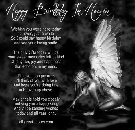 Heaven Birthday Cards Archives | Birthday in heaven mom, Birthday in ...