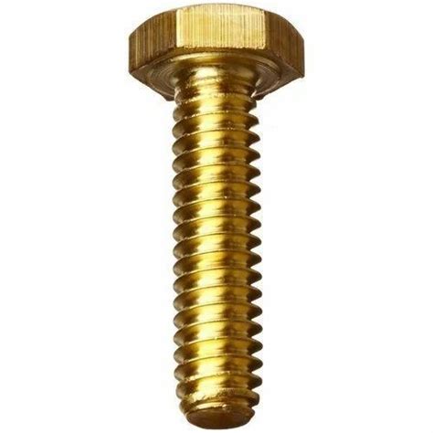 Stainless Steel Full Thread Brass Tower Bolt, For Industrial, Diameter ...