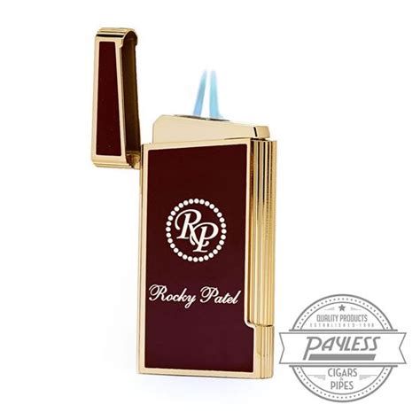 Rocky Patel Decade Limited Edition Dual Lighter - Red/Gold