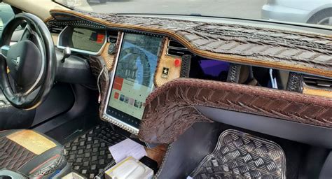 Crocodile Dundee Would Be Proud Of This Tesla Model S Custom Interior ...