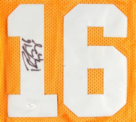 Peyton Manning Signed Tennessee Volunteers Jersey (JSA COA) | Pristine ...