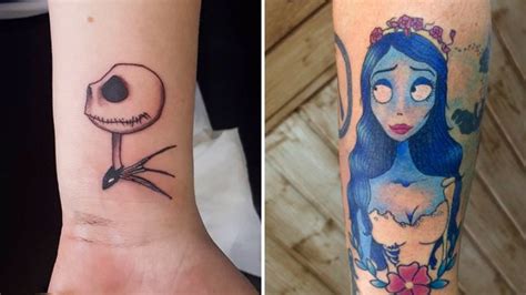 13 Tim Burton Inspired Tattoos That'll Make Your Gothic Dreams Come True - PopBuzz