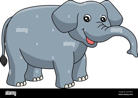 Elephant Cartoon Colored Clipart Illustration Stock Vector Image & Art ...