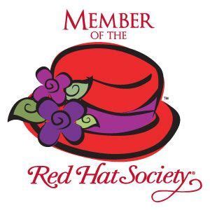 Red Hat Society Logo | Red hat society, Red hats, Red hat ladies