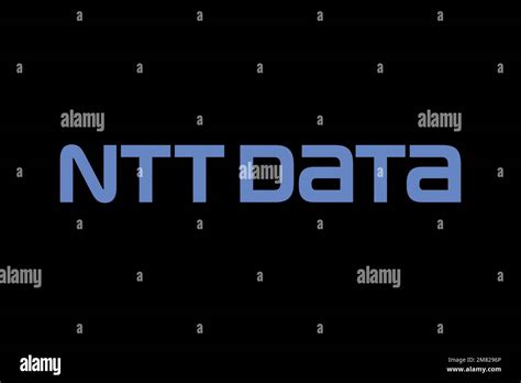 NTT Data, Logo, Black background Stock Photo - Alamy