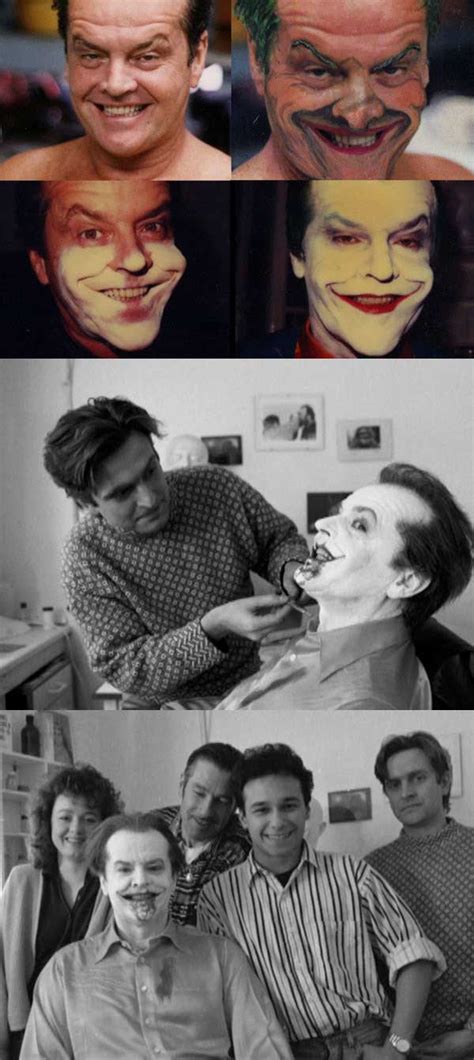 Jack Nicholson getting his makeup done to be the Joker in Batman. | That Eric Alper