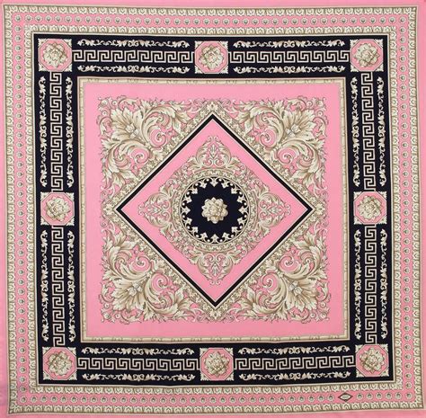 Versace | Versace scarf, Silk printing, Versace pink