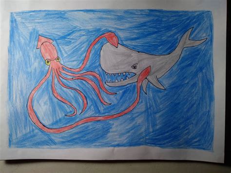 Sperm Whale Vs. Giant Squid by Usermicko2002 on DeviantArt