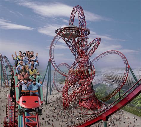 ArcelorMittal Orbit as the backbone of London Olympics 2012 roller ...