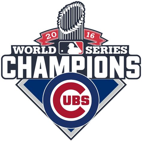 Chicago Cubs World Series 2016 Champions MLB Decal/Sticker