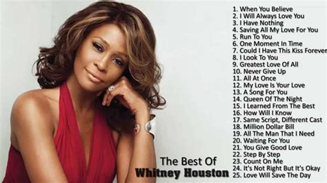 Best songs of Whitney Houston || Whitney Houston's Greatest Hits ...