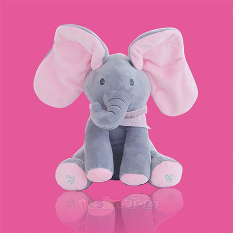 Peekatoy™ Peekaboo Elephant Plush Toy - Official Retailer