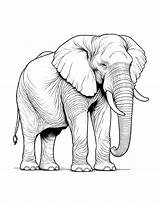 Free Printable Elephant Coloring Pages sketch template