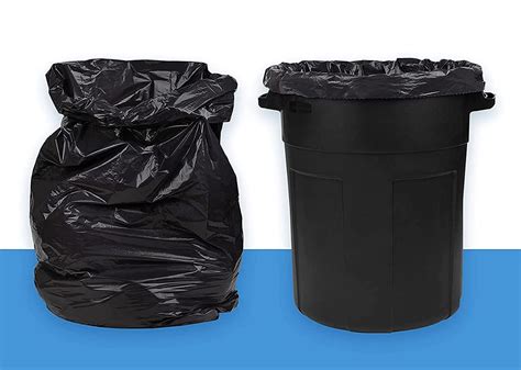 Garbage First (F1) 40 X 50 Dustbin Bag/Trash Bag (Extra Large) - Black Colour [Pack of 1kg ...