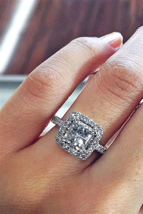 20 Most-loved Princess Cut Engagement Rings | WeddingInclude