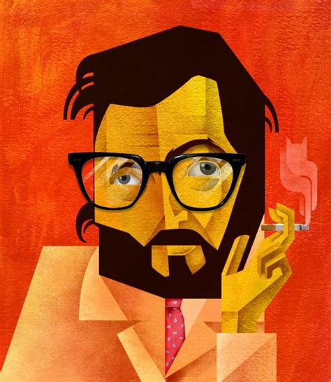 Julio Cortázar on Behance | Illustration, Illustration art, Artwork