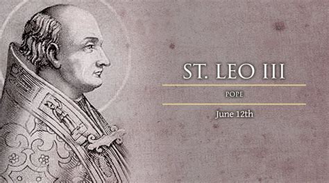 St. Leo III, Pope