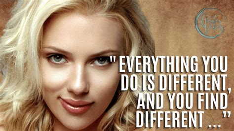 Scarlett Johansson Quotes of Life and Success - YouTube