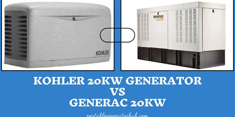 Kohler 20kW Generator Vs Generac 20kW - What's The Difference? - Generators, Power Station ...