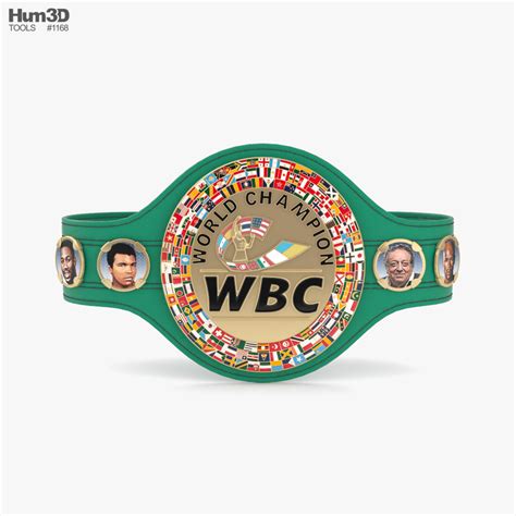 WBC Heavyweight Champion Belt 3D model - Life and Leisure on Hum3D