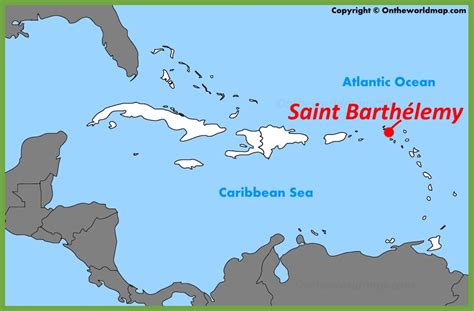 Saint Barthélemy Map | France | Maps of St. Barts