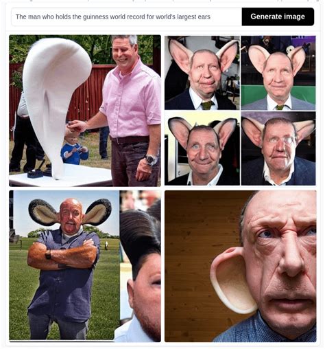 The man who holds the guinness world record for world's largest ears ...