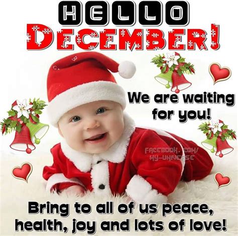 Baby Santa Hello December Quote Pictures, Photos, and Images for ...