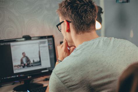 Man Using Desktop Computer · Free Stock Photo