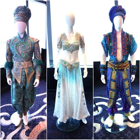 Aladdin on Broadway, costumes on display. Costume designer Gregg Barnes ...