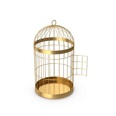 3D Gold Bird Cage - TurboSquid 2132583