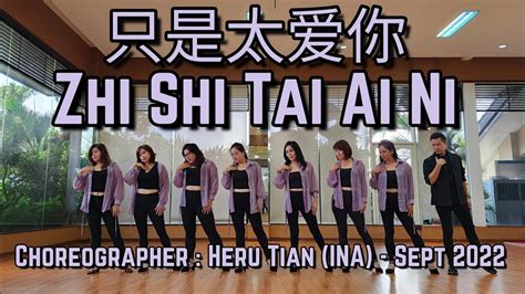 只是太爱你 Zhi Shi Tai Ai Ni | LINE DANCE | High Intermediate | Heru Tian ...