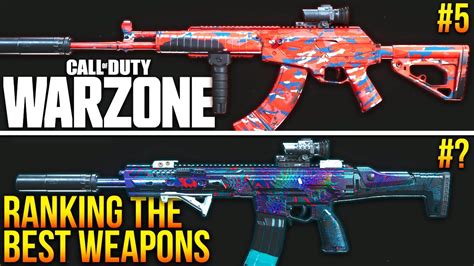 Call Of Duty WARZONE: RANKING The TOP 5 BEST WEAPONS! (WARZONE Best ...