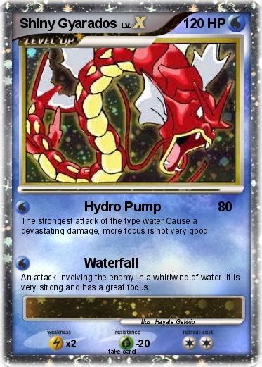 Pokémon Shiny Gyarados 17 17 - Hydro Pump - My Pokemon Card