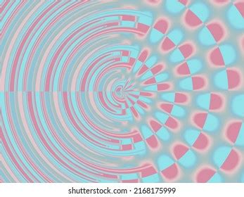 Flying Through Optical Illusion Circles Creating Stock Illustration 2285716877 | Shutterstock