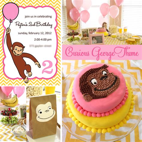 Curious George Birthday Party - Pigskins & Pigtails