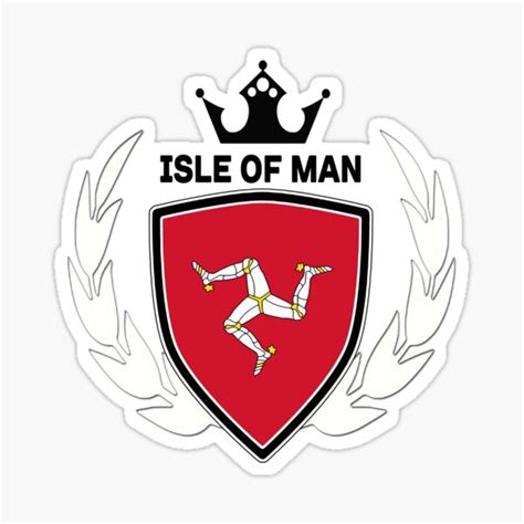 Isle Of Man Coat Of Arms Stickers | Redbubble