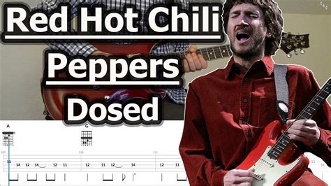 Red Hot Chili Peppers - Dosed | Guitar Tabs Tutorial - YouTube