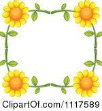Sunflower+Borders+and+Frames | Clip art borders, Sunflower images, Spring nail art