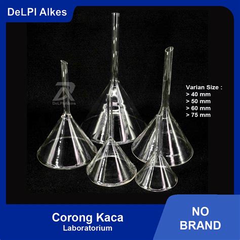 Jual Corong Laboratorium Kaca Glass Funnel Diameter 40 mm, 50 mm, 60 mm ...